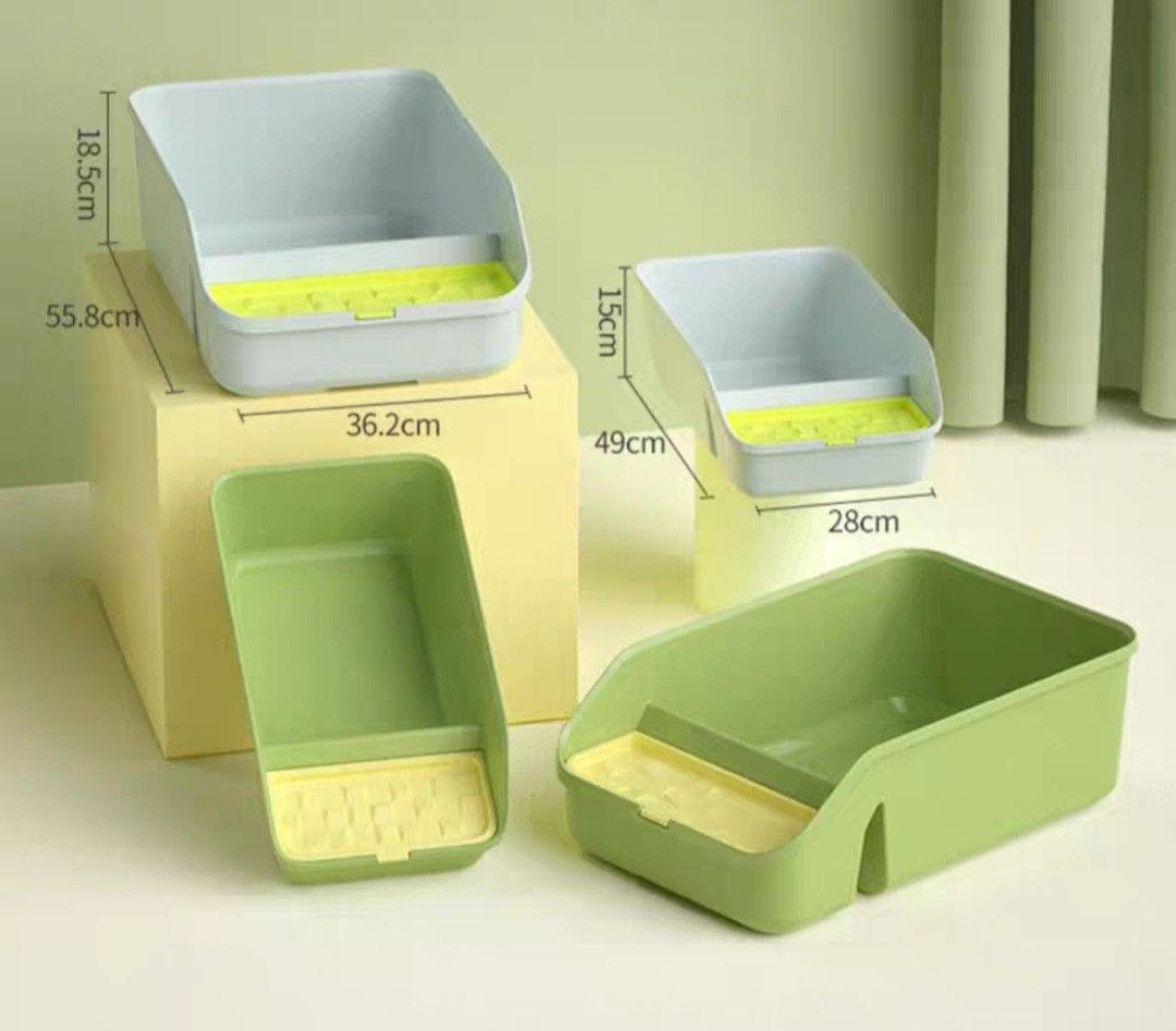 Cat Litter Box with Anti-Litter Spill Design
