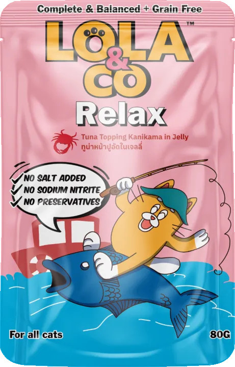 Lola & Co Relax Tuna Topping Kanikama in Jelly