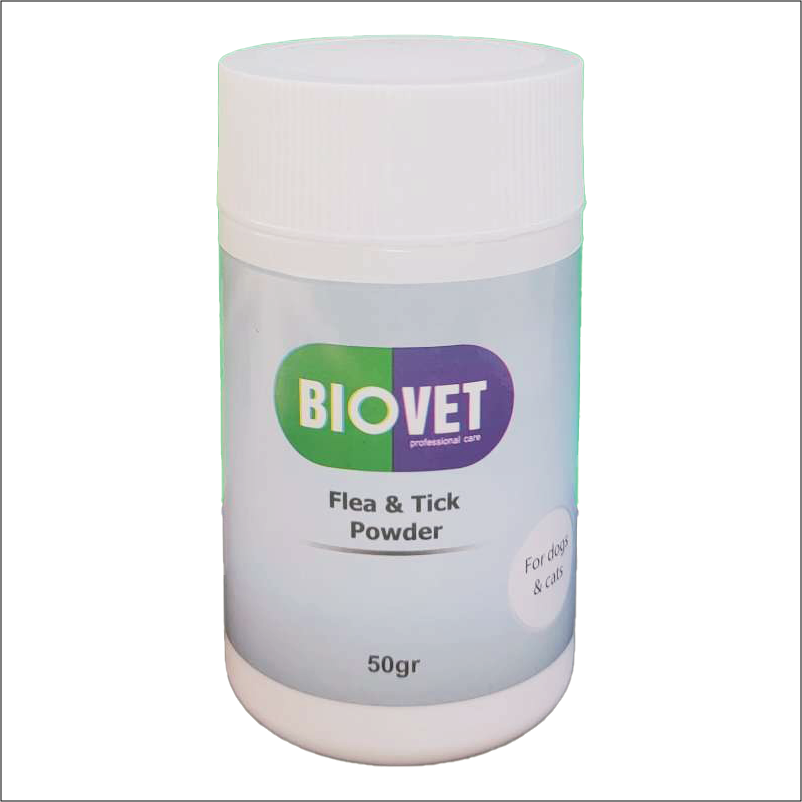 BIOVET Flea & Tick Powder For Dogs & Cats
