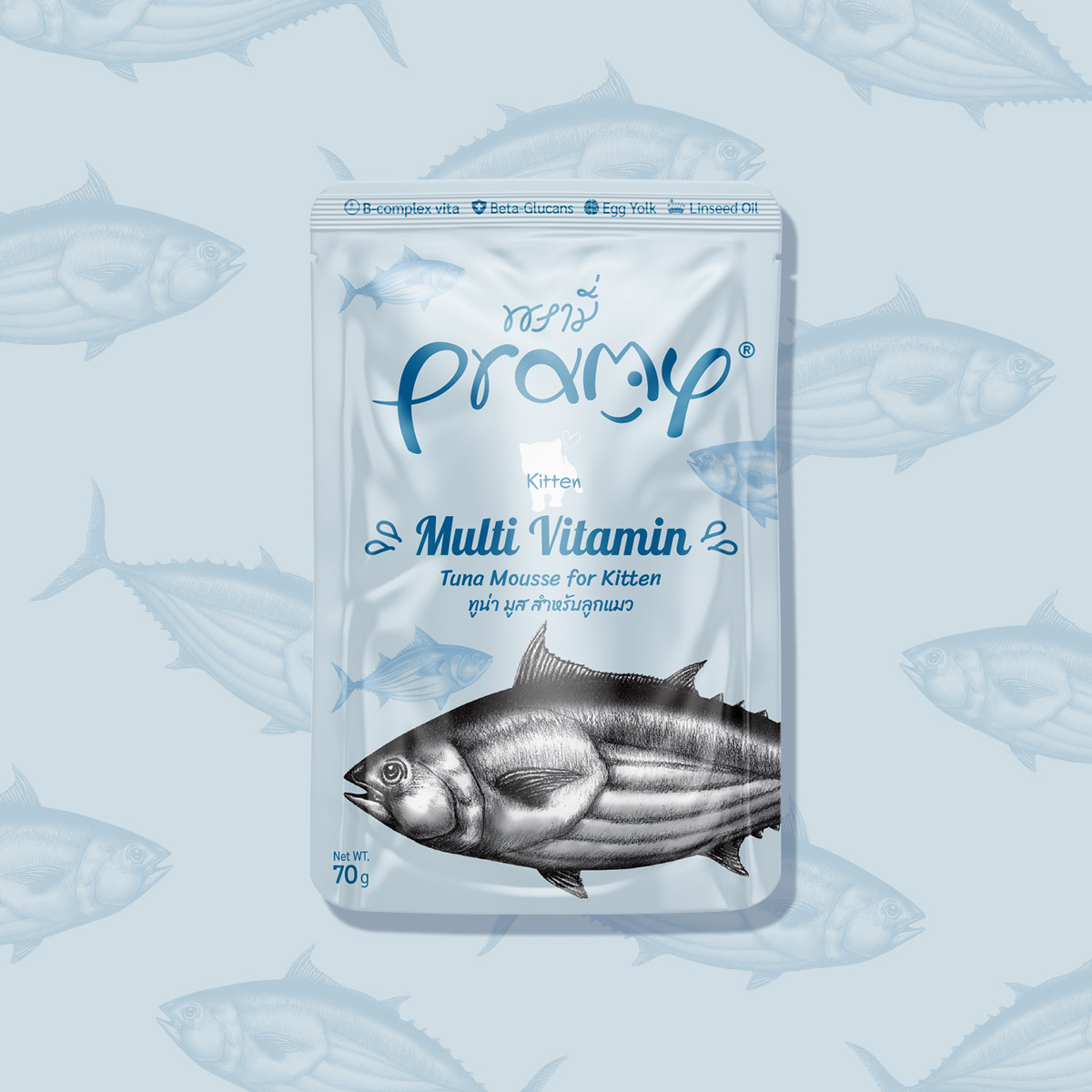 Pramy Multi-Vitamin Tuna Mousse for Kitten