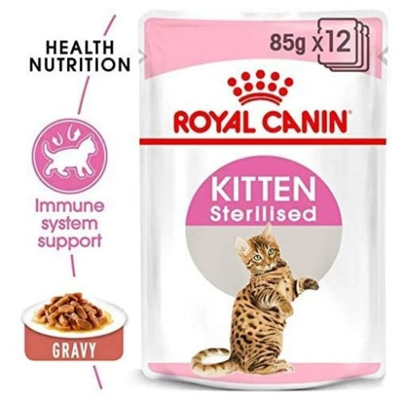 Royal Canin Kitten Sterilised Chunks in Gravy