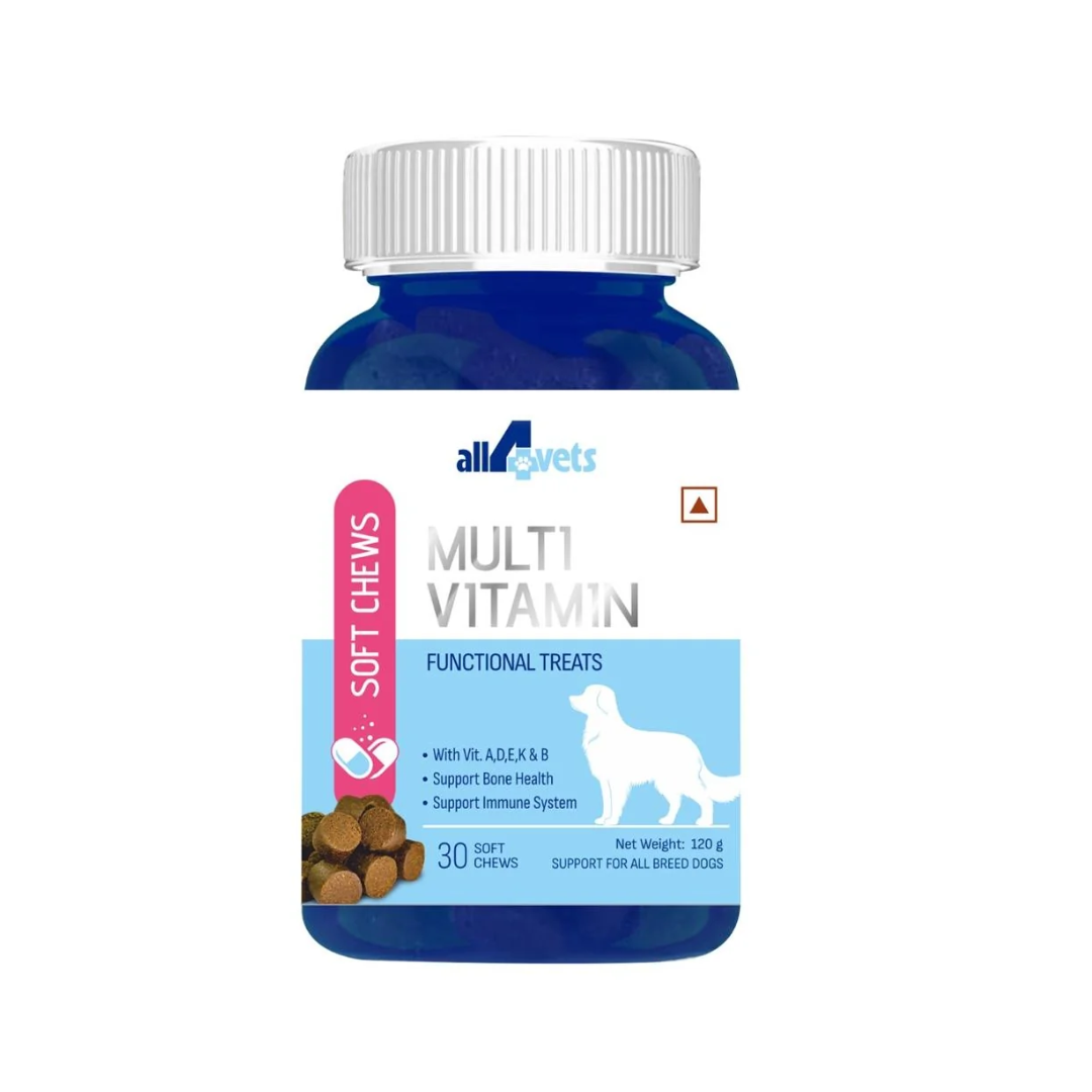 Ektek Pharma Multivitamin Soft Chews for Dogs | Daily Health & Wellness Support