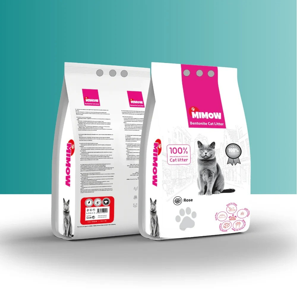 Mimow Bentonite Rose Cat Litter