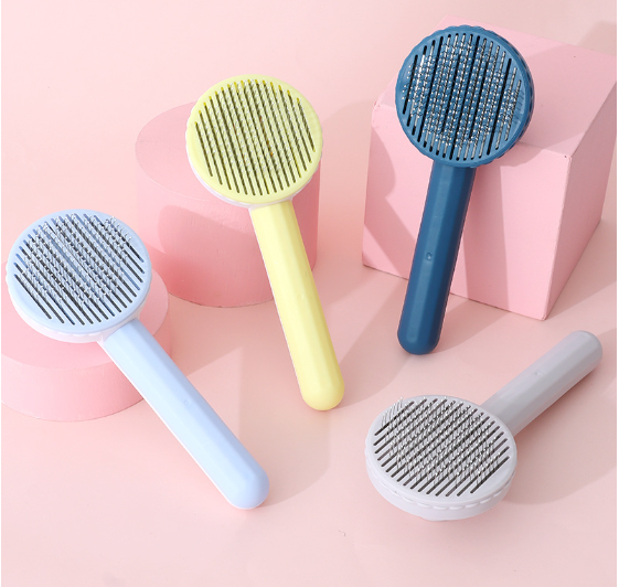 Self-Cleaning Pet Grooming Brush