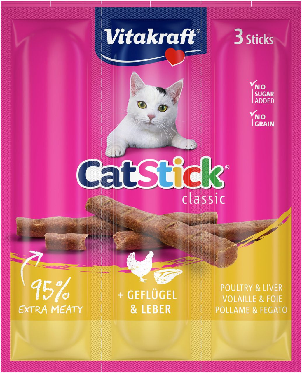 Vitakraft Cat Stick Classic Poultry & Liver