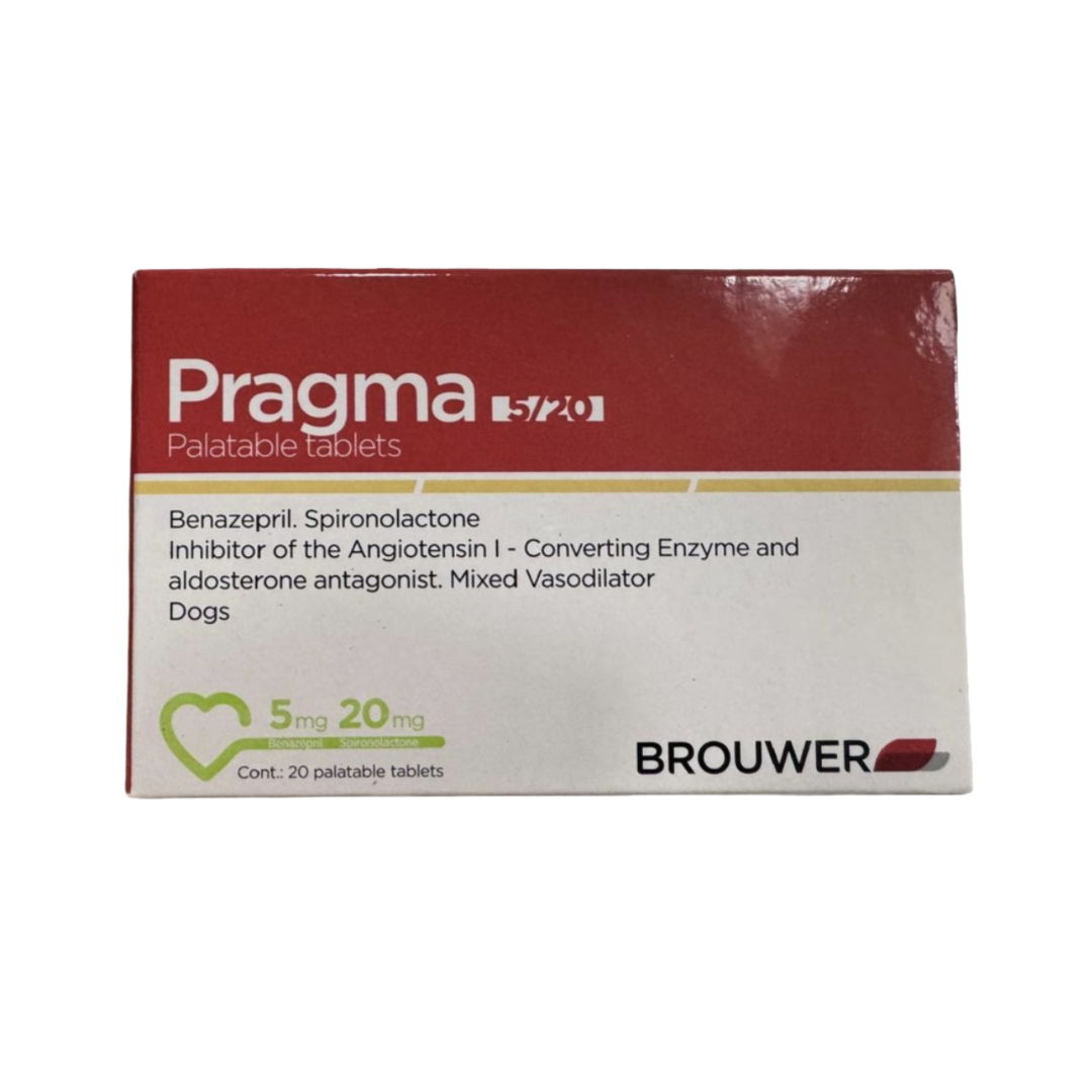 Brouwer Pragma 5/20 – Palatable Tablets for Dogs