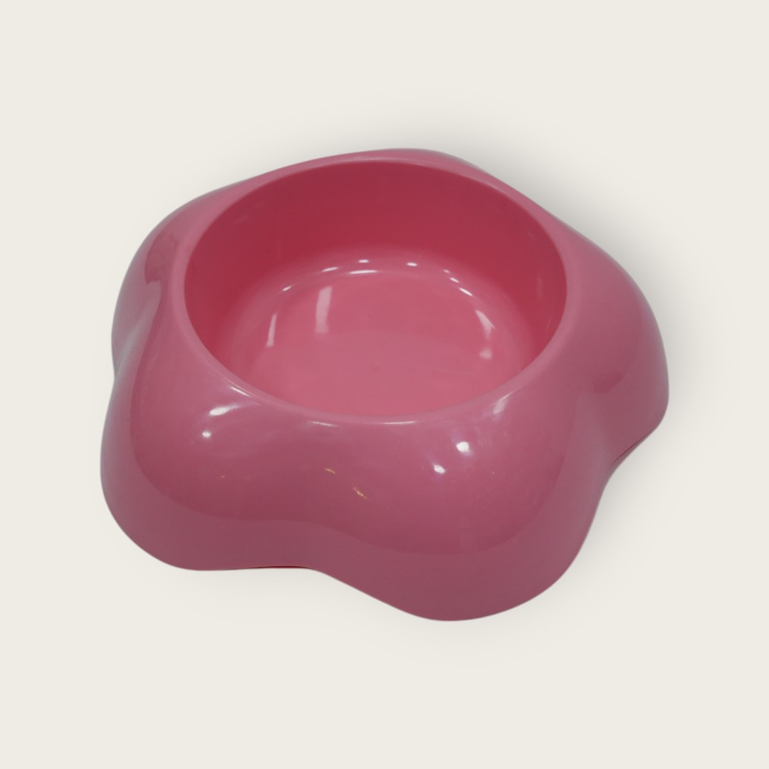 Flower Shaped Pet Food Bowl (Pink)