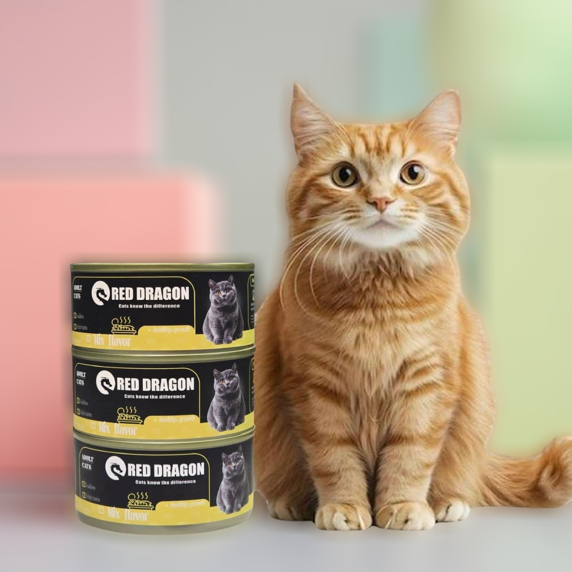 Red Dragon Cat Food – Mix Flavor