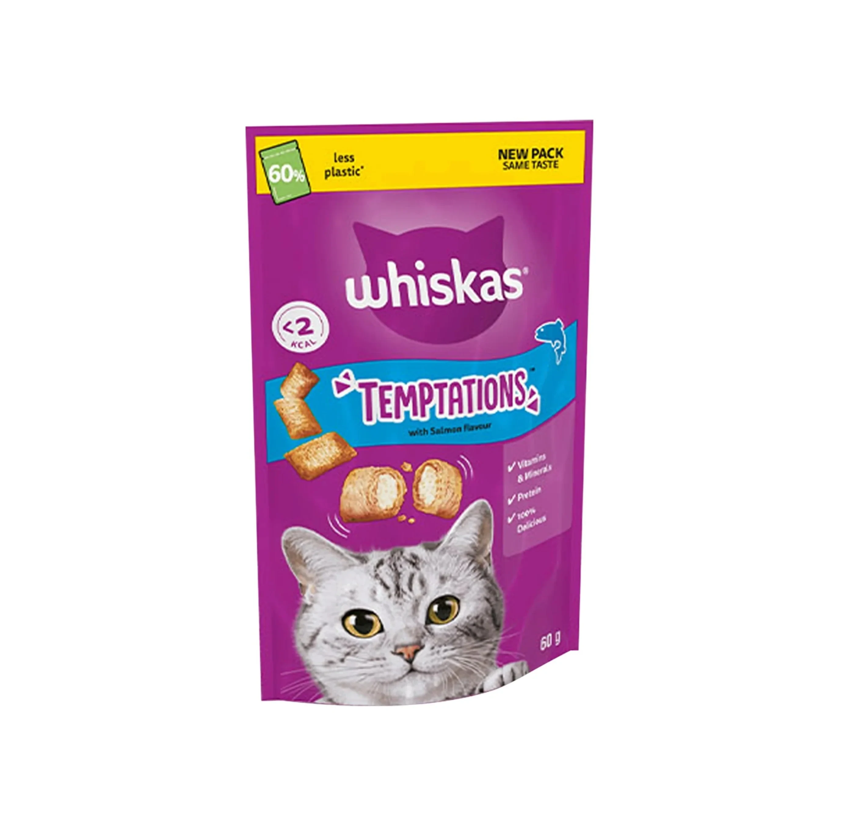 WHISKAS® Temptations™ Salmon Flavour Adult Cat Treats