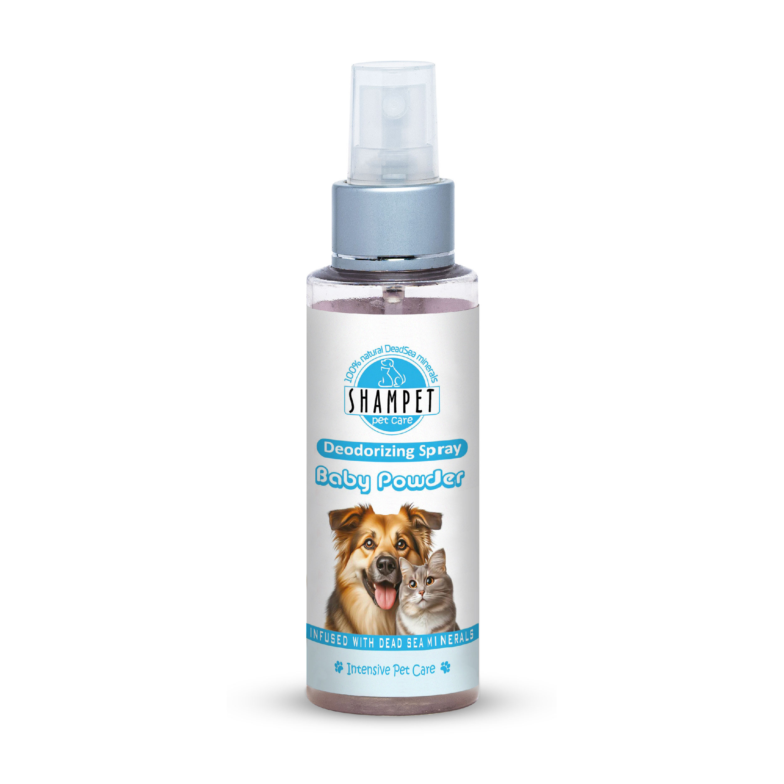 Shampet Deodorizing Spray – Baby Powder for Dogs & Cats