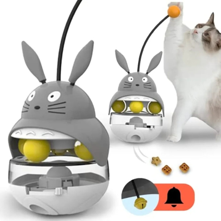 Interactive Cat Treat Dispenser and Toy