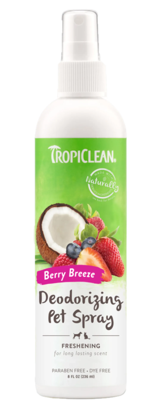 TropiClean Berry Breeze Deodorizing Cat & Dog Spray