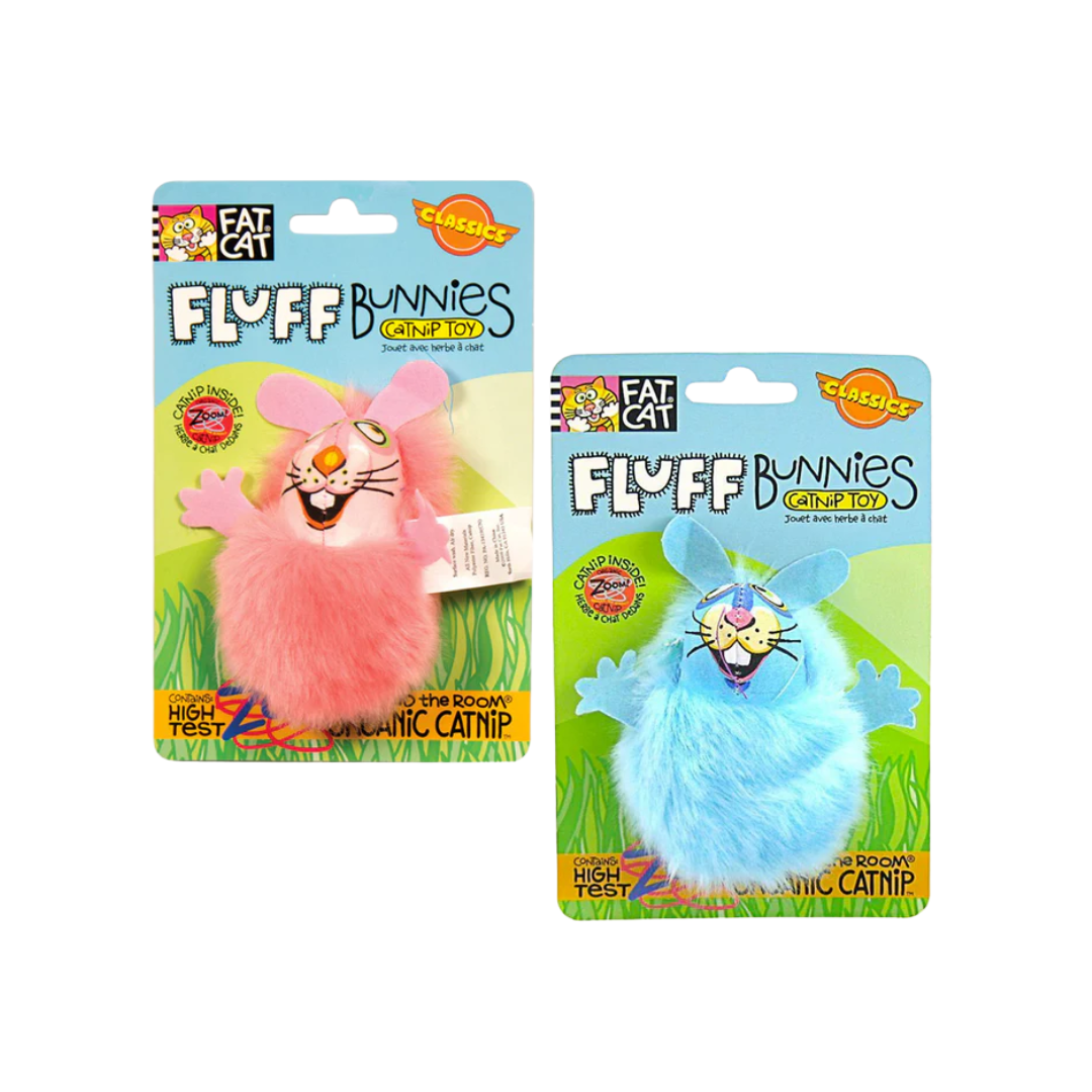 Fat Cat Classic Fluff Bunnies – Assorted Colors