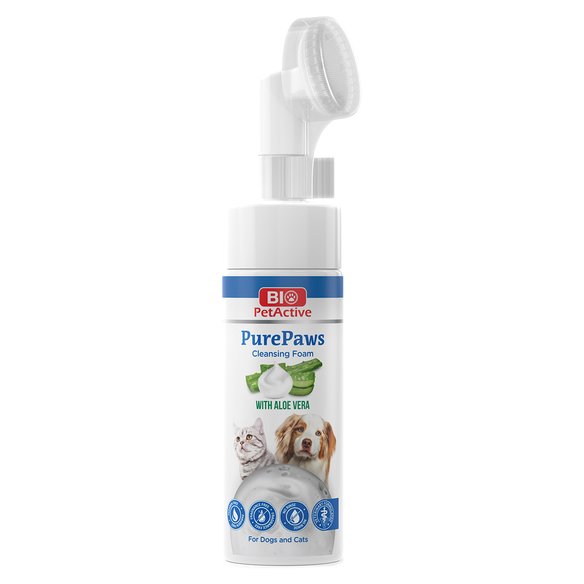 Bio PetActive PurePaws Cleansing Foam for Dogs and Cats