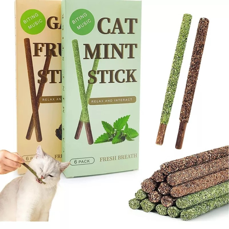 Natural Silvervine & Catnip Chew Sticks