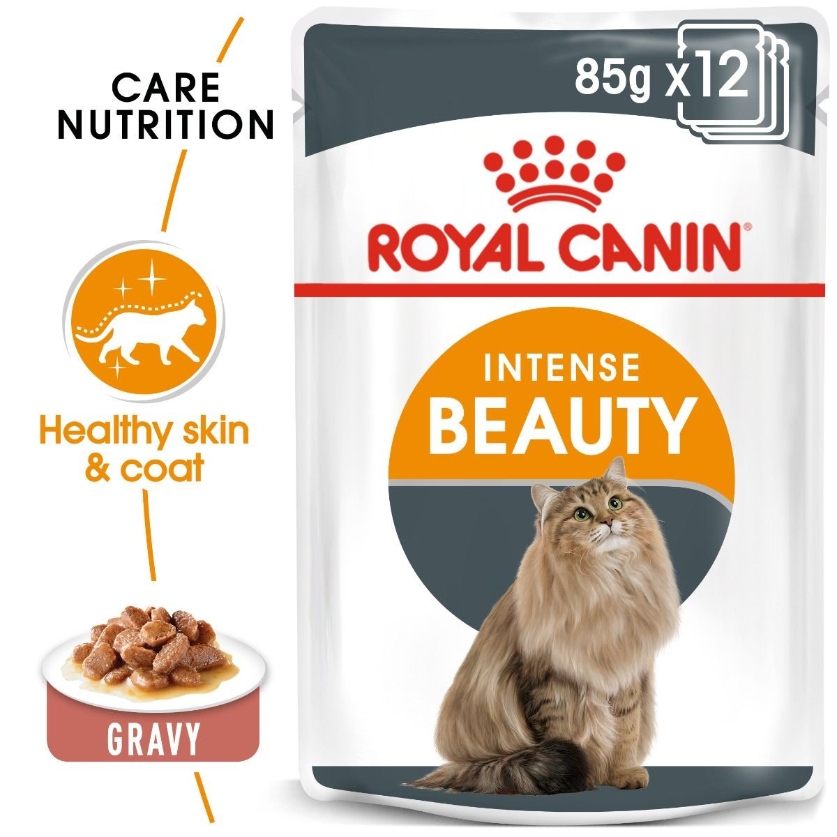 Royal Canin Intense Beauty Thin Slices In Gravy