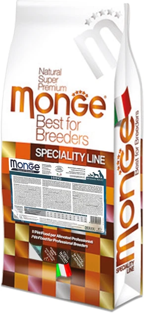 Monge Natural Superpremium Specialty Line All Breeds Adult Dog Food – Hypoallergenic Salmon & Tuna 15kg