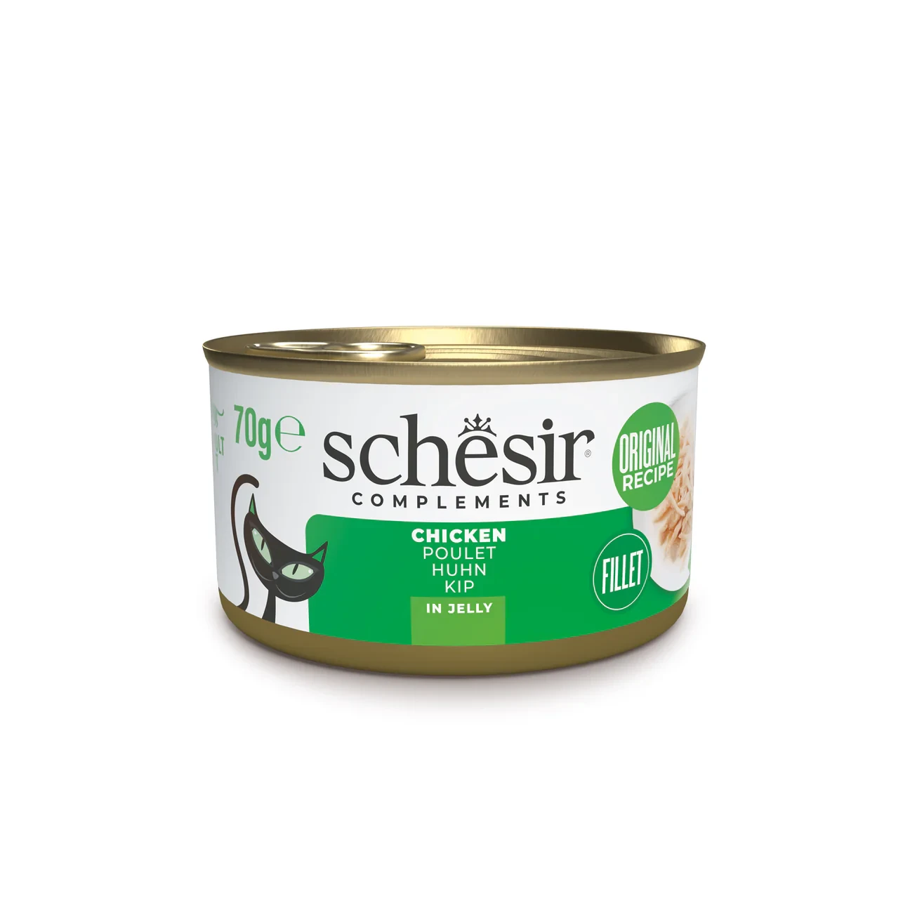 Schesir Complements – Chicken Fillets in Jelly – 70g Can
