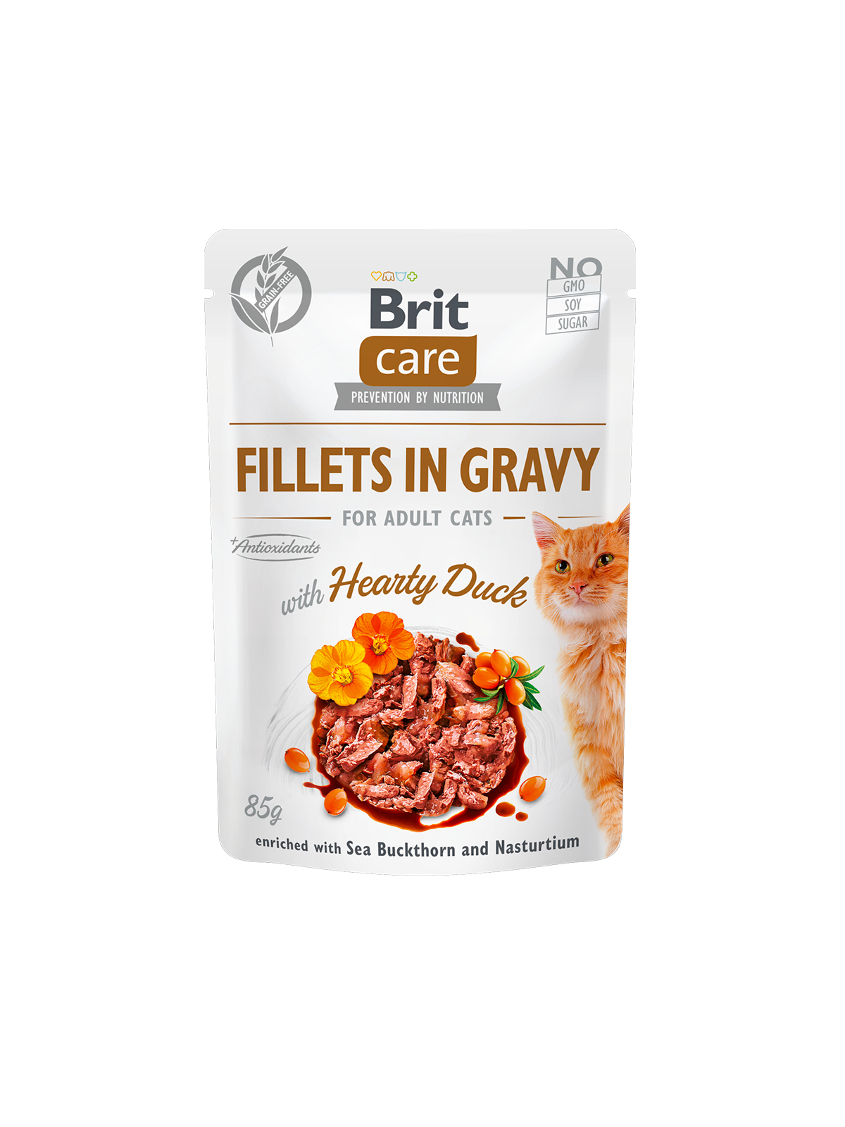 Brit Care Cat Pouch Hearty Duck in Gravy