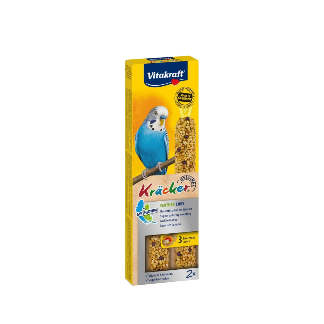 Vitakraft Kräcker – Feather Care Snack Sticks for Budgies (2 Pieces)