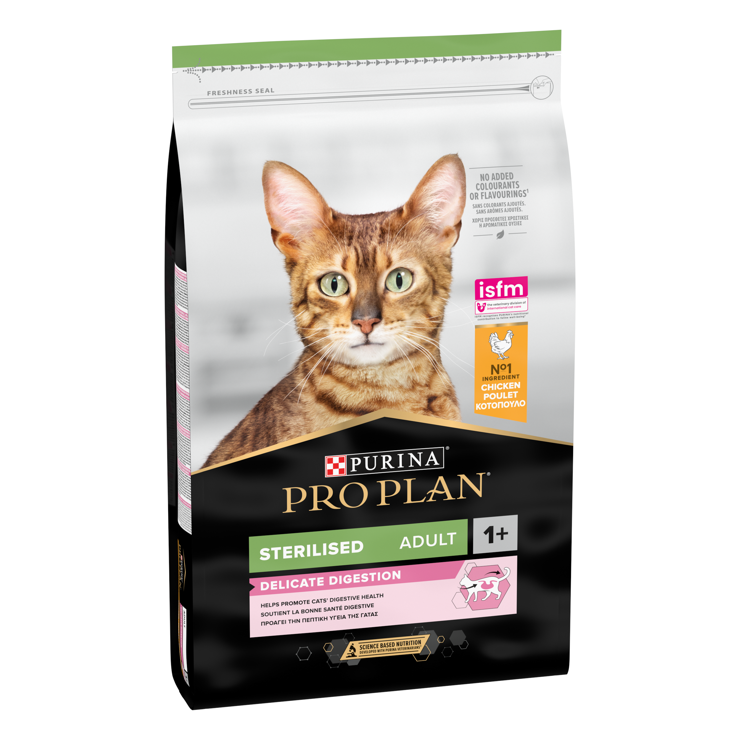 Pro Plan Sterilised Adult Delicate Digestion Dry Cat Food with Chicken, 10 Kg