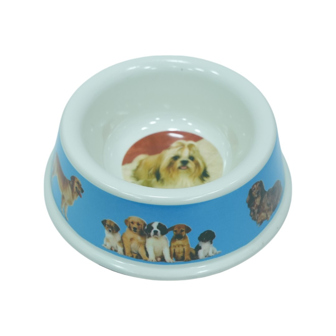 Dog Bowl with Realistic Dog Images