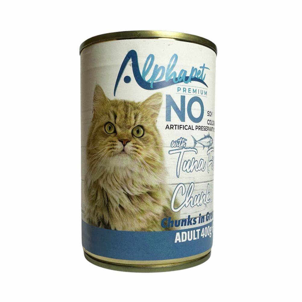 Alphapet Premium Adult Cat Food – Tuna Fish Chunks in Gravy