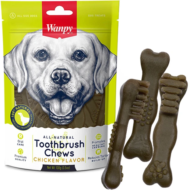 Wanpy Toothbrush Chews Chicken 100gm