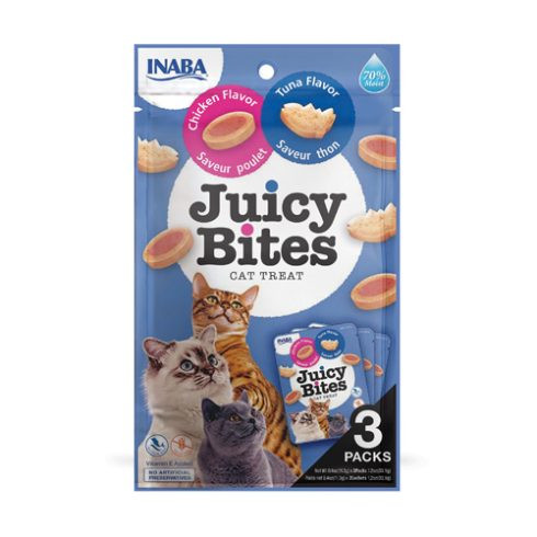 Inaba Juicy Bites Cat Treats Chicken & Tuna Flavor