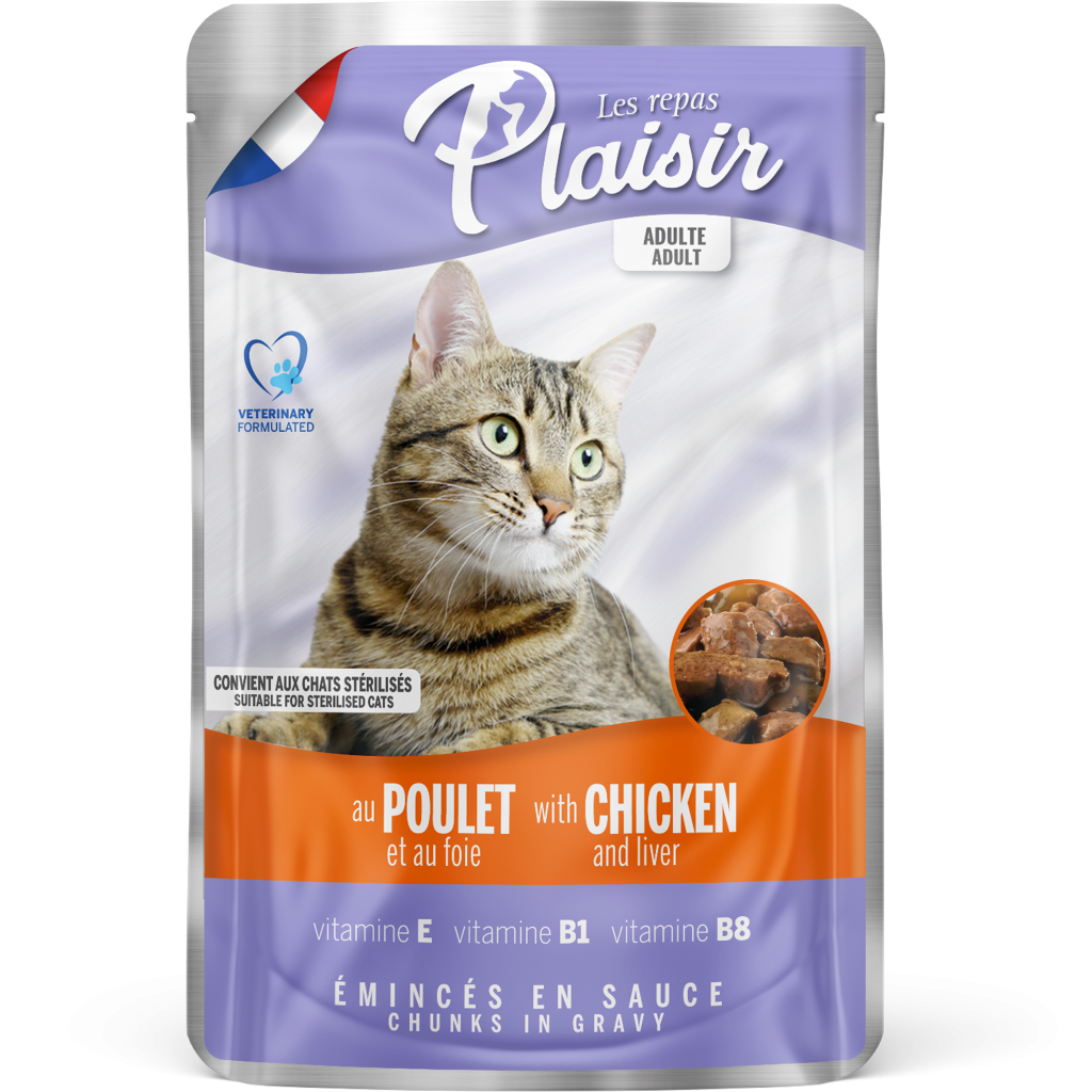 Plaisir Chunks with Chicken & Liver in Gravy