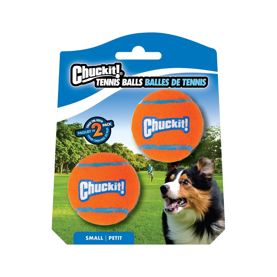 Chuckit! Tennis Balls Dog Toy – Small (2 Pack)