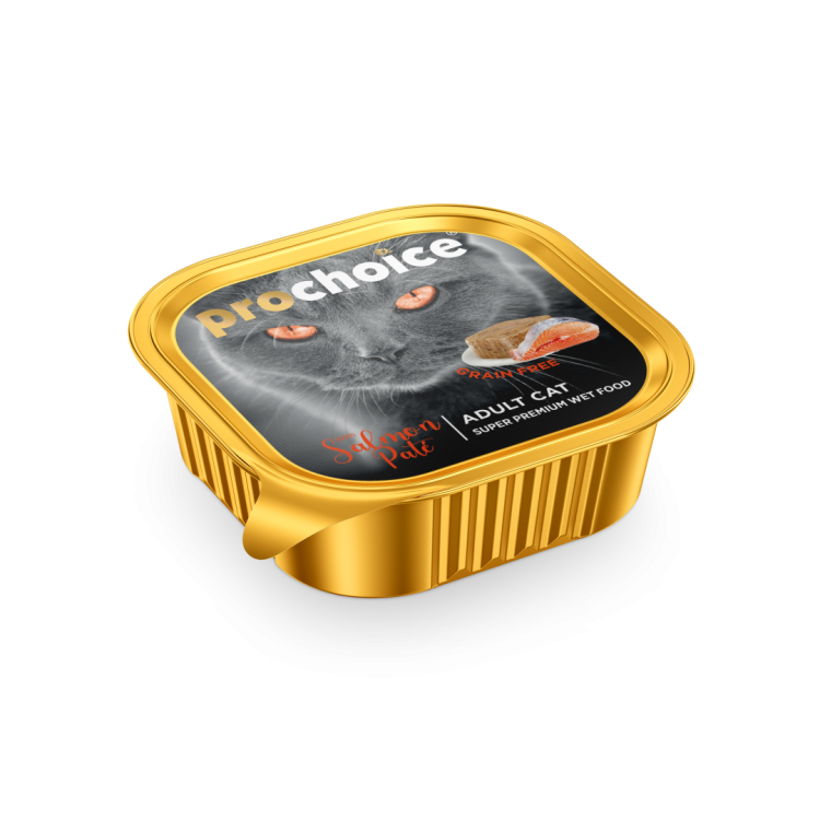 Prochoice Super Premium Wet Food – Salmon Paté for Adult Cats