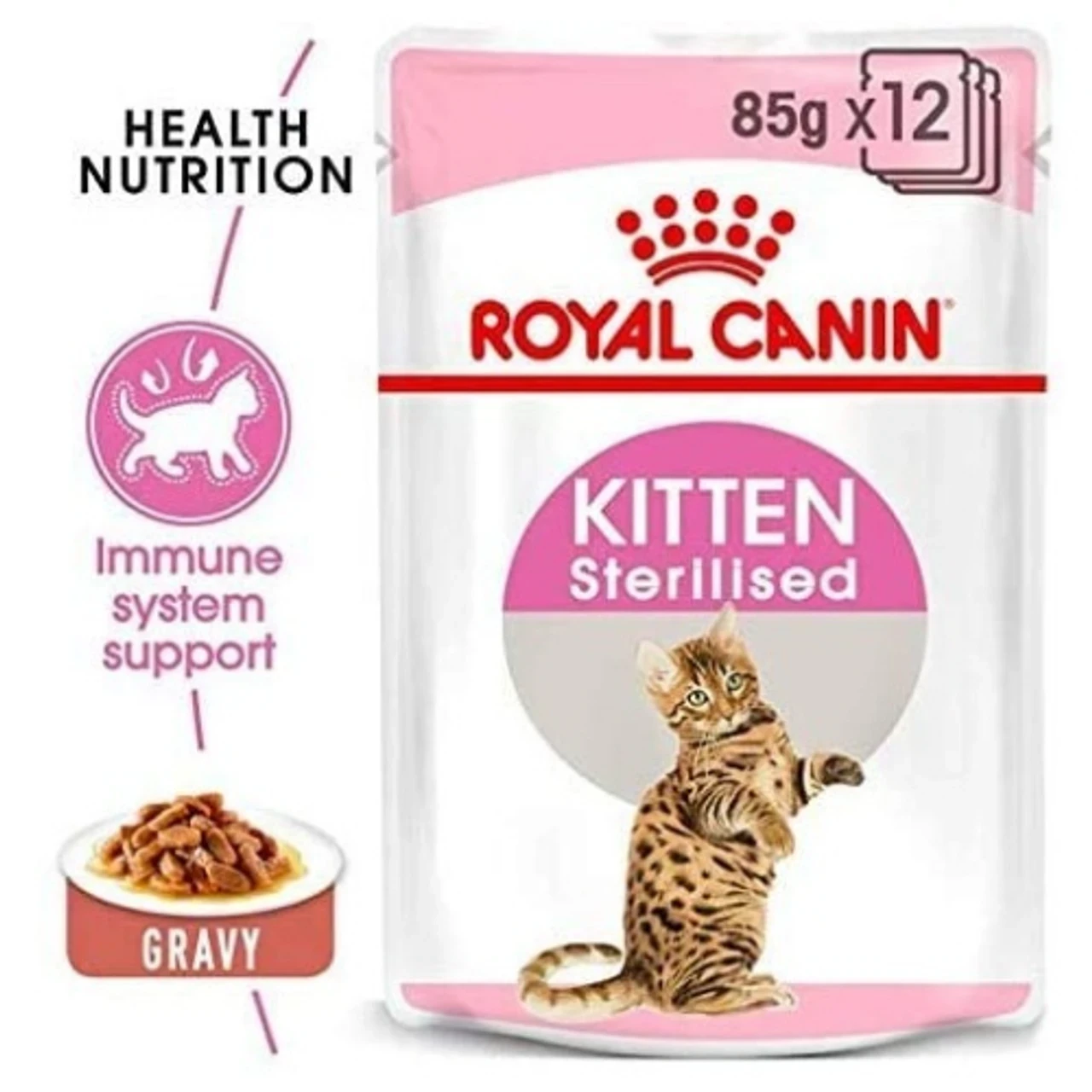 Royal Canin Kitten Sterilised Chunks in Gravy