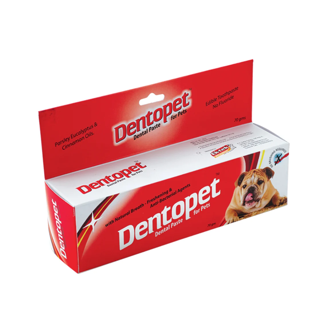 All4pets Dentopet Tooth Paste for Dogs & Cats | Oral Care & Fresh Breath (70 g)