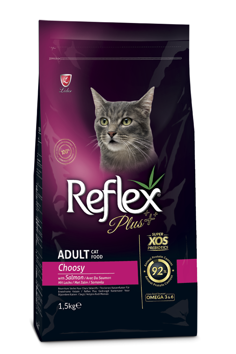 Reflex Plus Choosy Adult Cat Food with Salmon