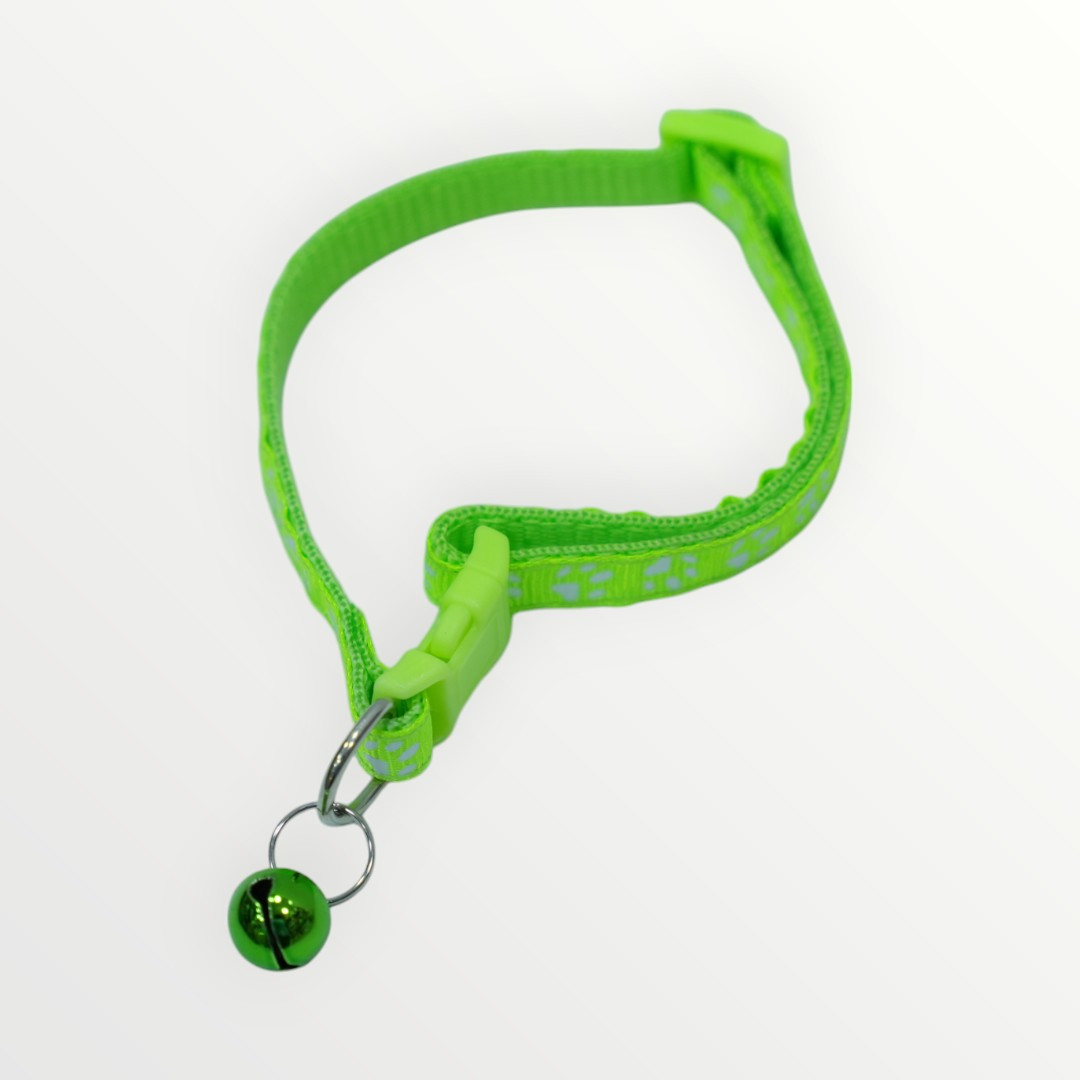 Light Green Cat Collar with Bell