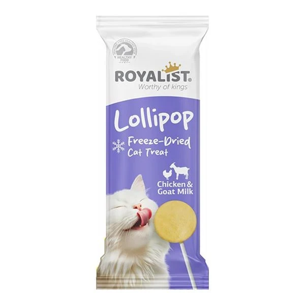 Royalist Lollipop Chicken & Goat Milk Freeze-Dried Cat Treat
