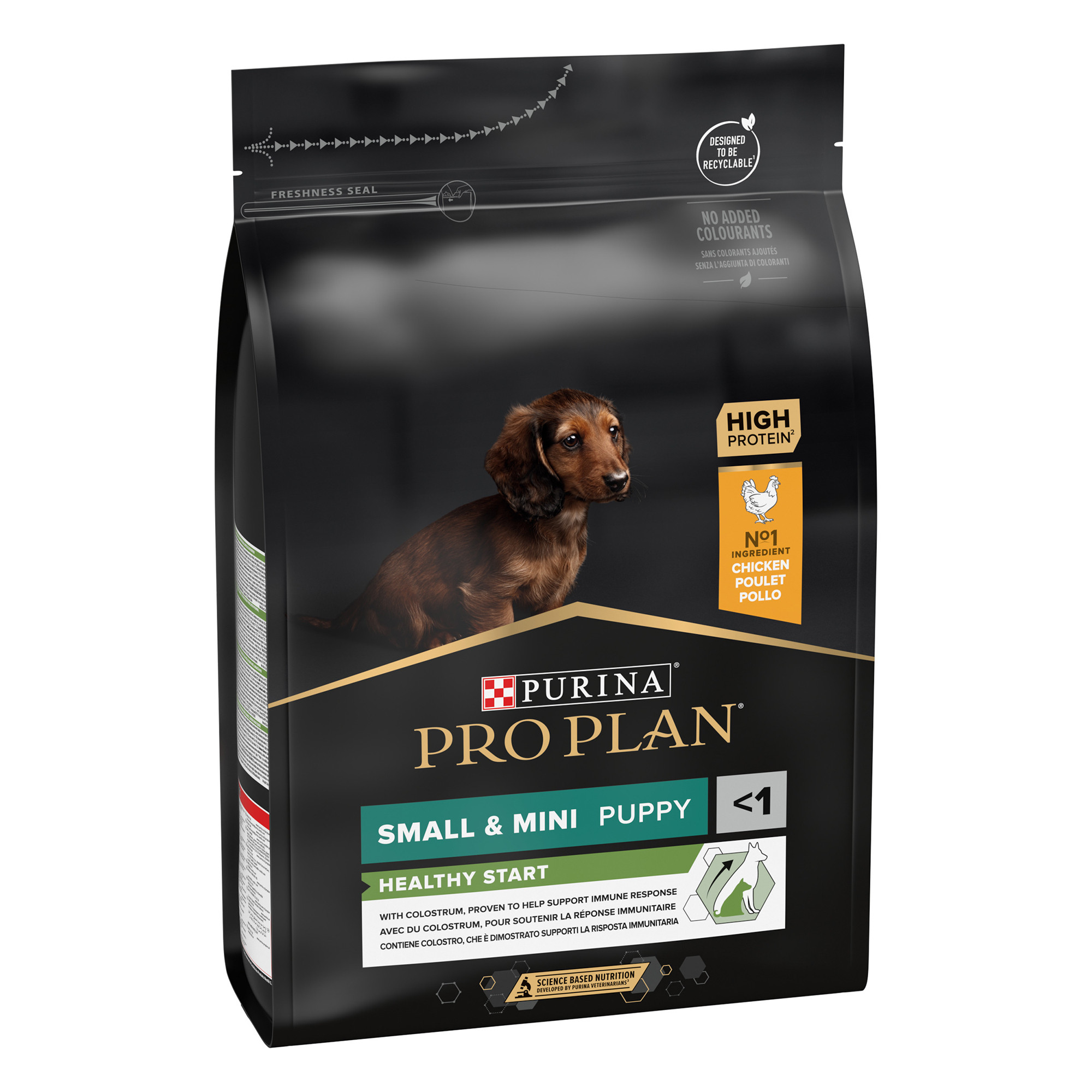 Pro Plan Healthy Start Small and Mini Puppy, Dry Dog food with Chicken, 3 kg