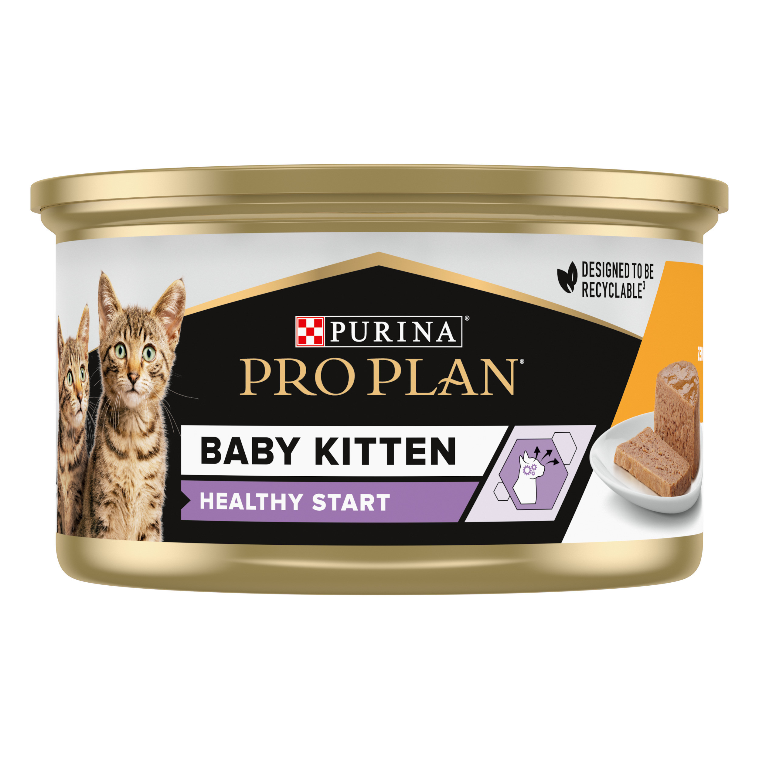 Purina Pro Plan Baby Kitten Mousse Wet Cat Can with Chicken