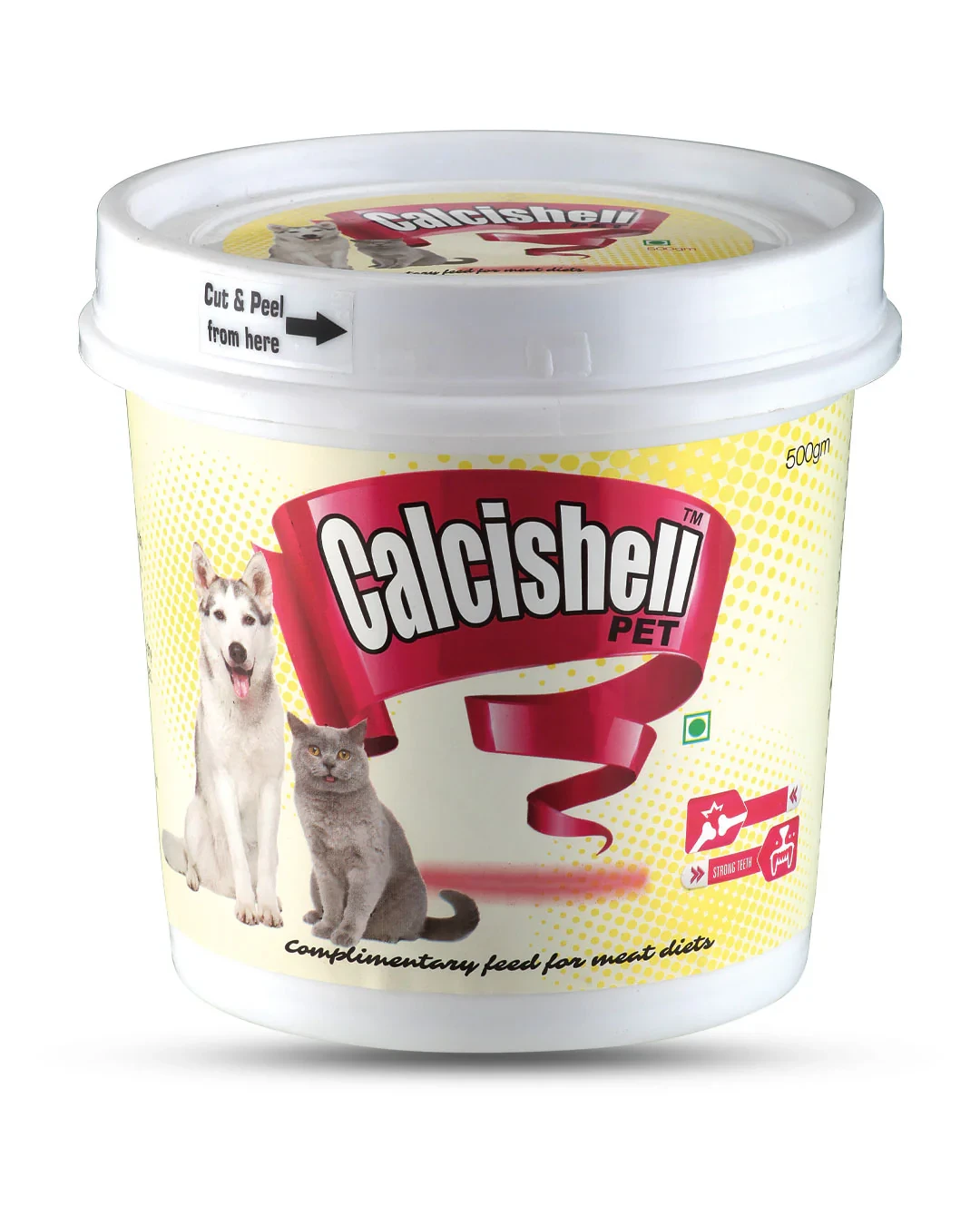 Calcishell Pet – Calcium & Phosphorus Supplement for Dogs & Cats (500g)