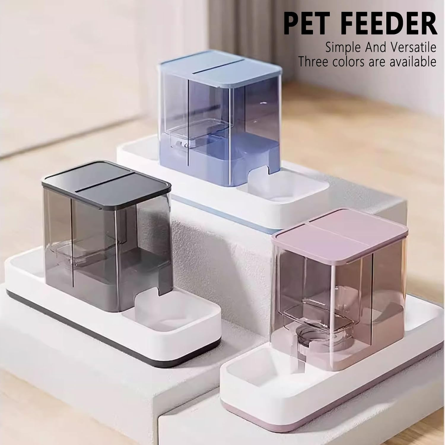 Automatic Pet Feeder with Water Dispenser