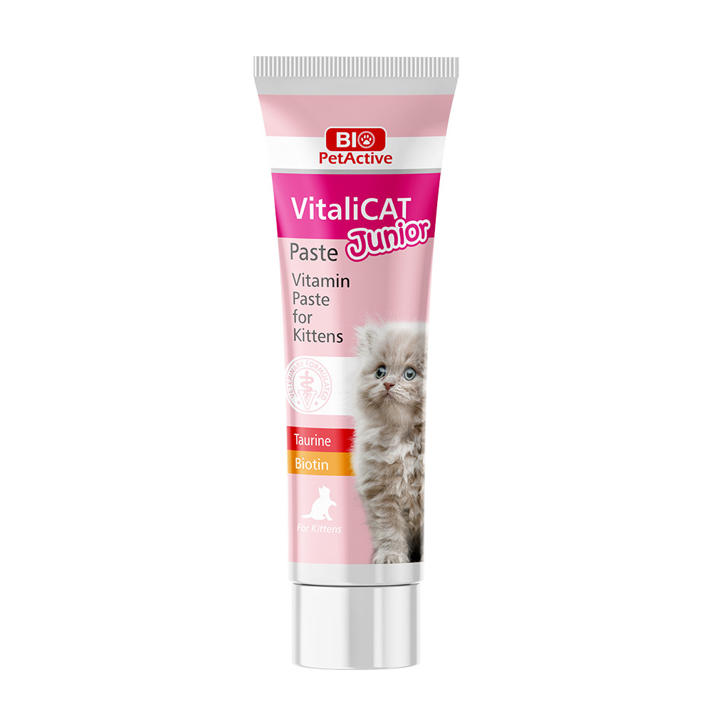 Bio PetActive VitaliCAT Junior Paste – Vitamin Paste for Kittens