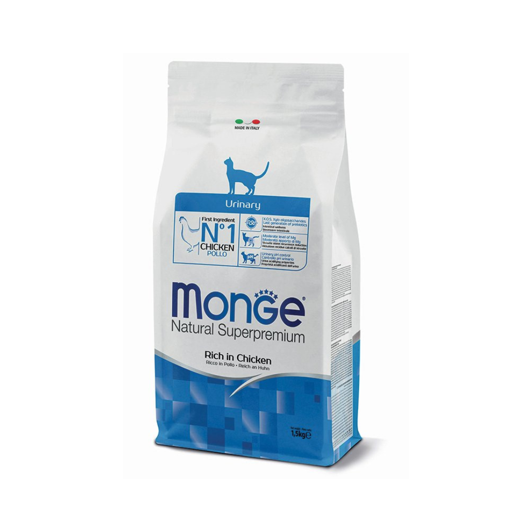 Monge Natural Superpremium Urinary Feline – Rich in Chicken 1.5kg