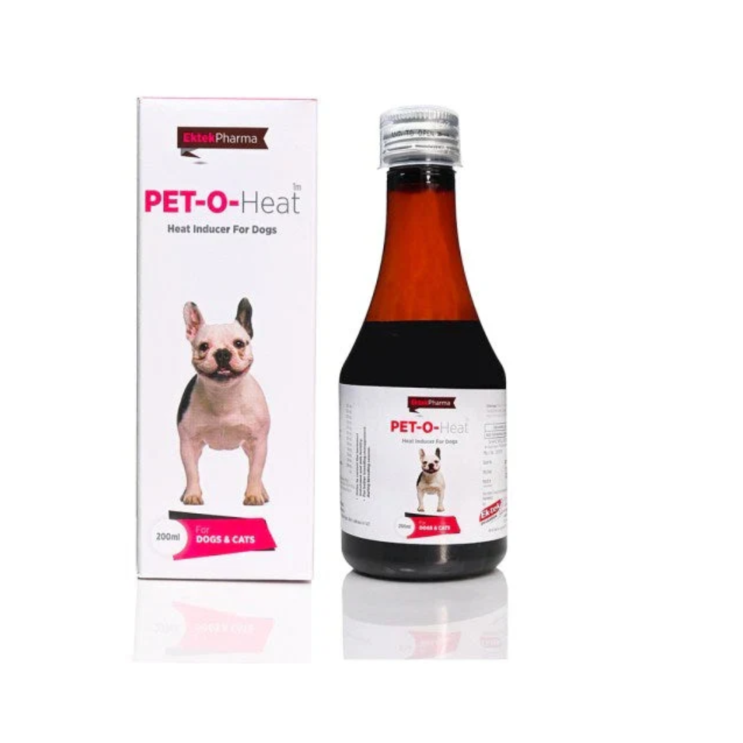 Ektek Pharma Pet-O-Heat Heat Inducer for Dogs – 200 ml