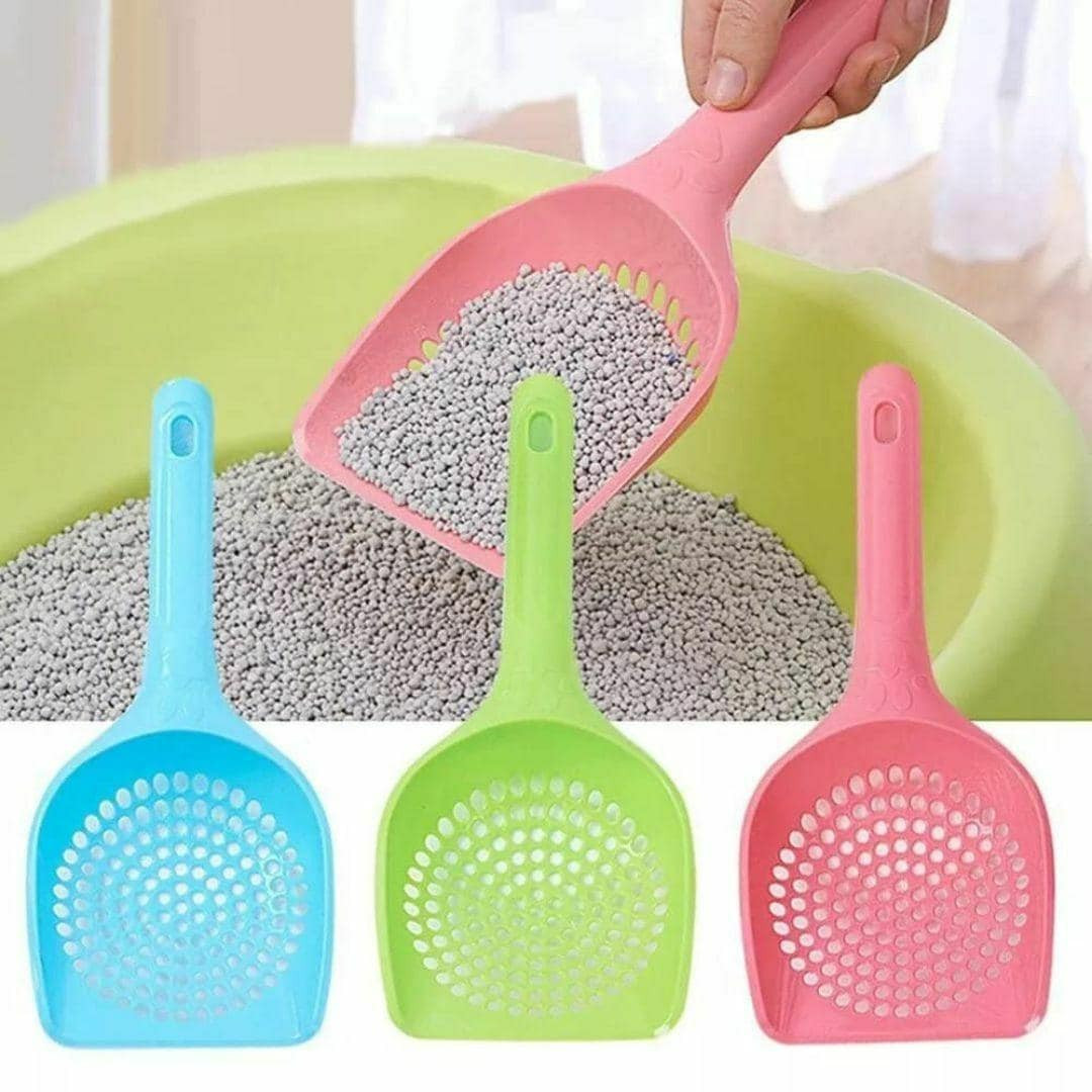 Circular Slotted Cat Litter Scoop