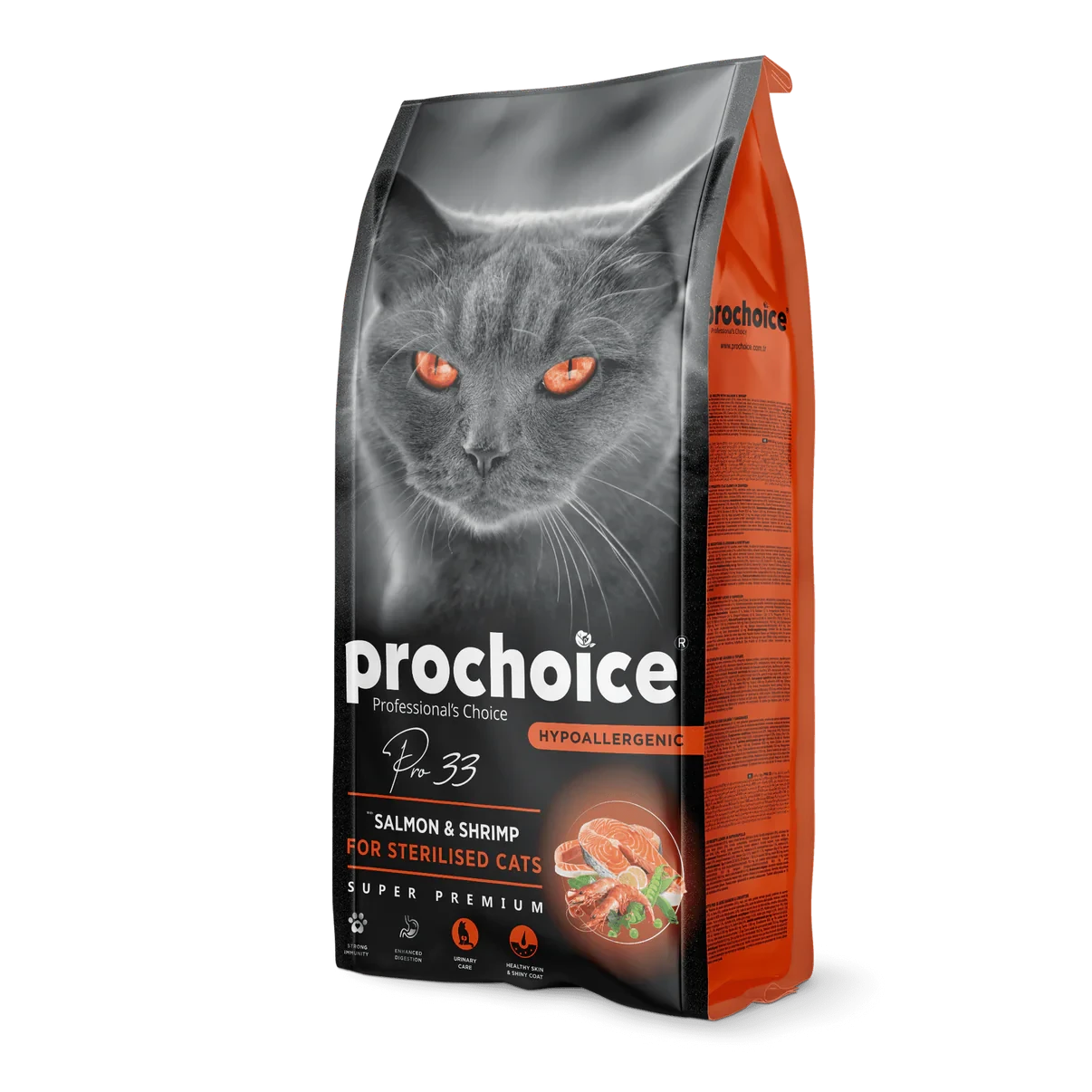 Prochoice Pro33 Salmon & Shrimp for Sterilised Cats