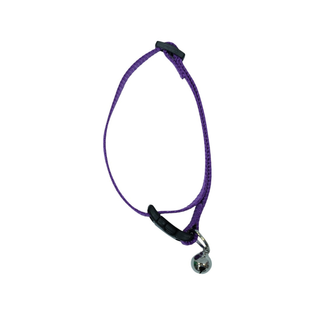 Purple Cat Collar with Bell