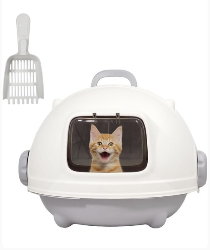 Enclosed Detachable Cat Litter Box