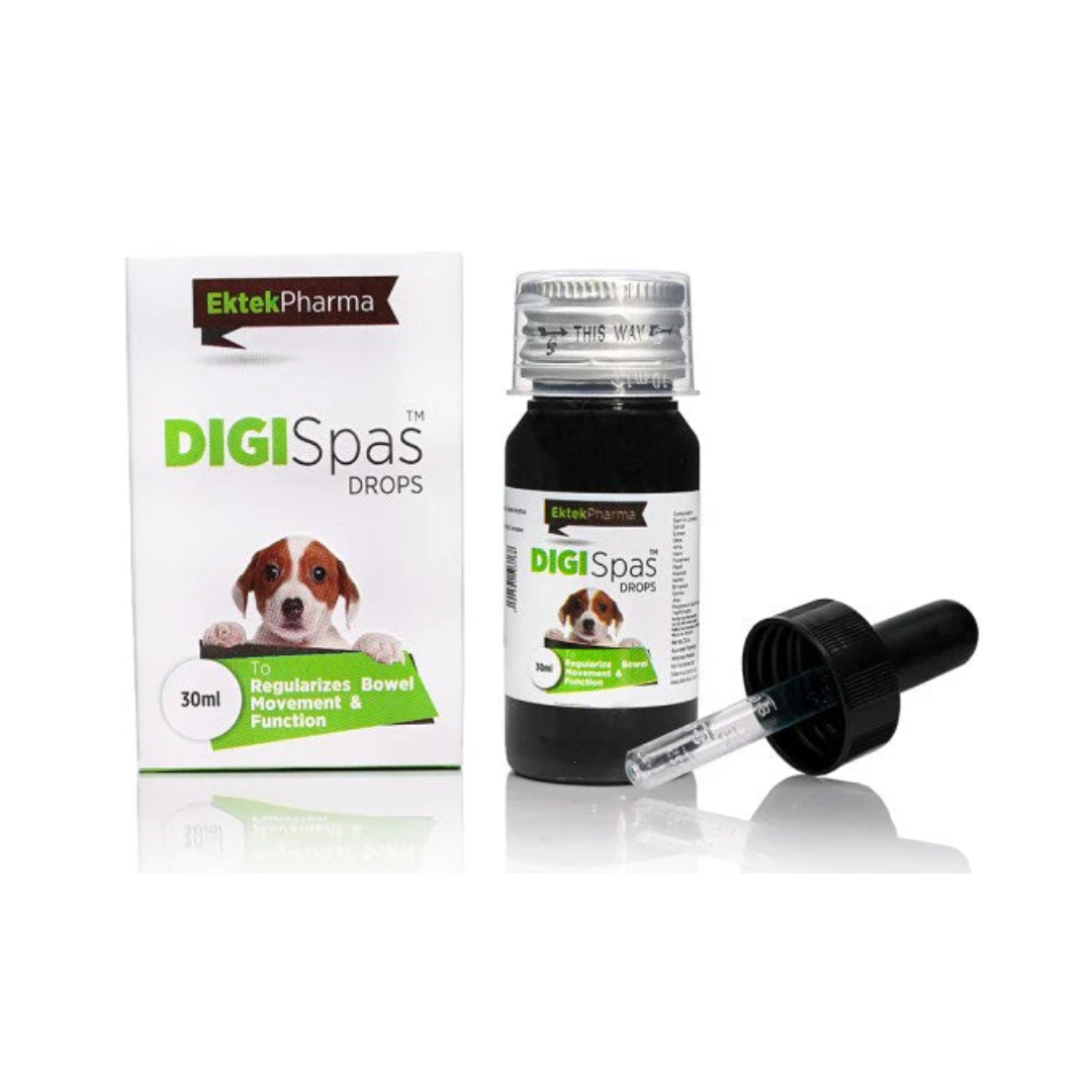 Ektek Pharma DigiSpas Drops for Dogs & Cats – 30 ml