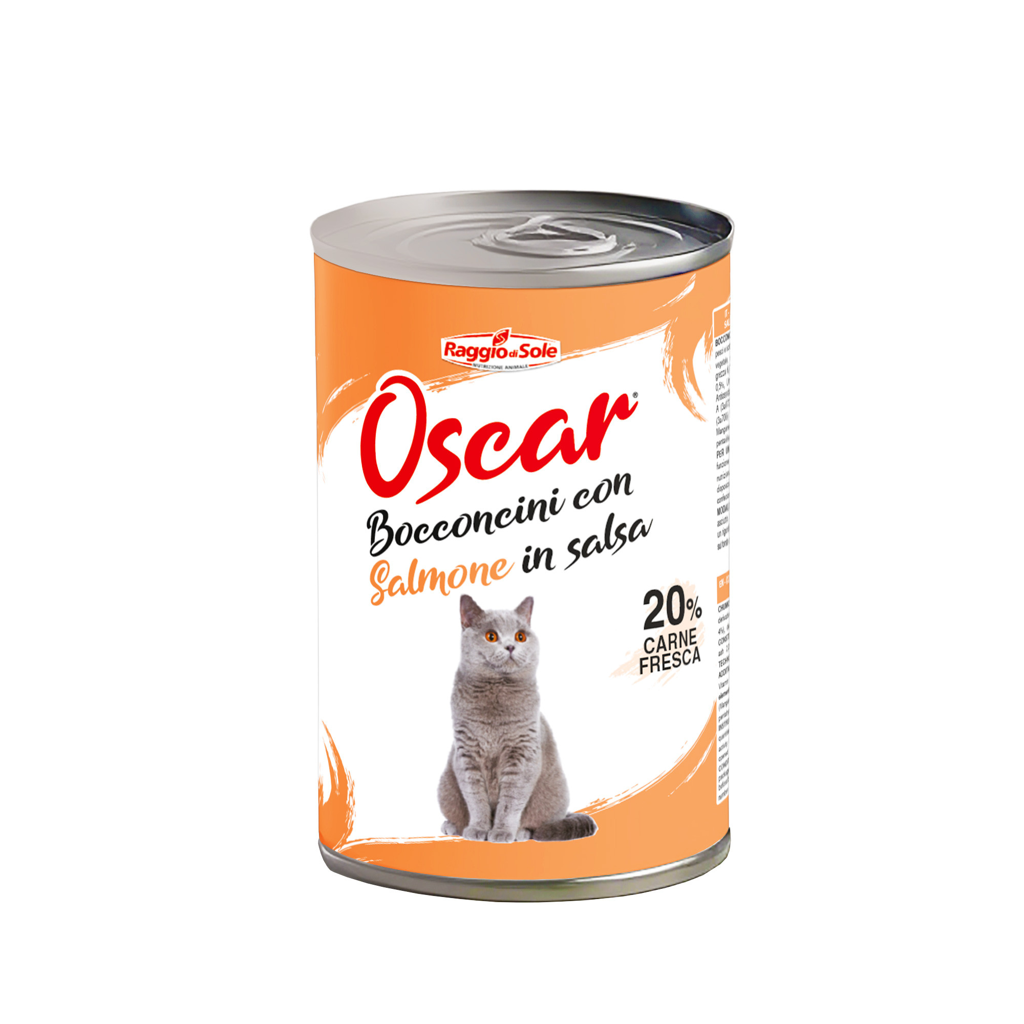 Oscar Bocconcini with Salmon in Sauce – Complete Wet Food for Adult Cats